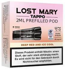 Lost Mary Tappo Deep Red & Ice Cool 2er Pack